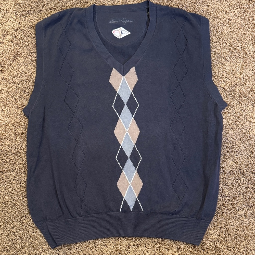 NWOT Men's Argyle Golf Vest
